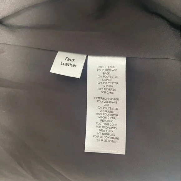 Tahari Women's Brown Leather Jacket - Picture 2 of 2